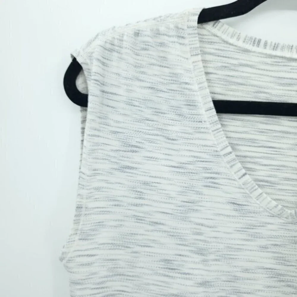 Lululemon Sweat Times Short Sleeve S Tiger Space Dye Hail White